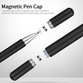 thumbnail image 3 of Universal Stylus Pen Capacitive Pen with Magnetic Absorption Silicone Head Sensitive Touch Control for Phone Tablet Black, 3 of 7