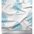 thumbnail image 1 of Soimoi Rayon Fabric Tree Block Print Fabric by The Yard 56 Inch Wide, 1 of 3