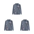 thumbnail image 1 of Youkk Middle-Aged And Elderly Sweater Exquisite Workmanship And Wide Application Warm Middle-aged Clothes grey 3Set, 1 of 6