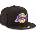 thumbnail image 3 of New Era NBA Los Angeles Lakers Black 9FIFTY Snapback Cap, 3 of 3