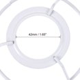 thumbnail image 3 of Uxcell Lampshade Holders Frames Lamp Shade Rings Baking Finish 4.72inch 2 Set, 3 of 6