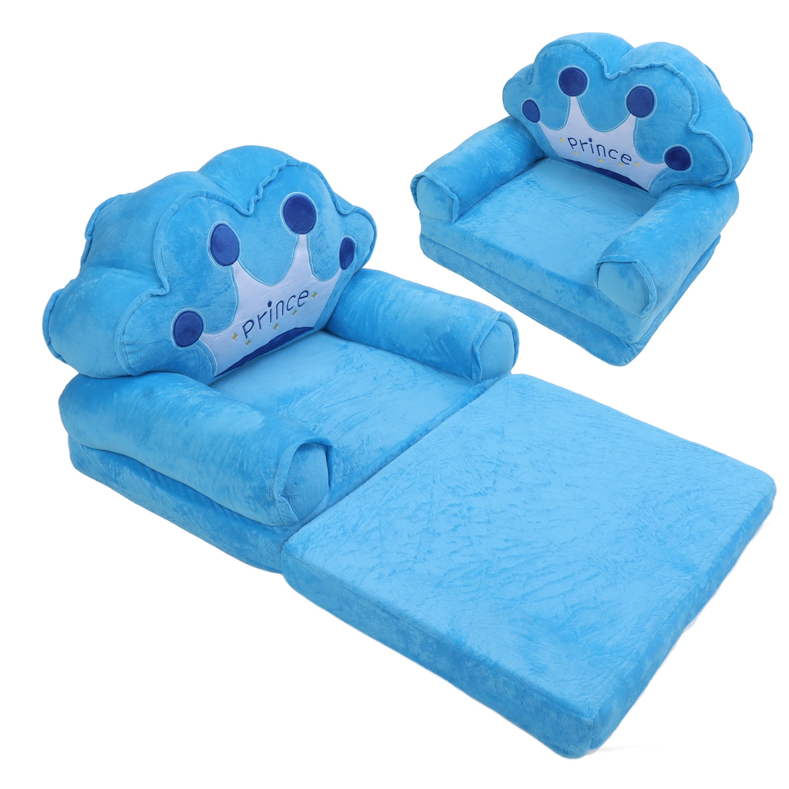Cartoon Lounger Sofa Princess Toddler Sofa For Kids, Foldable Sofa Bed