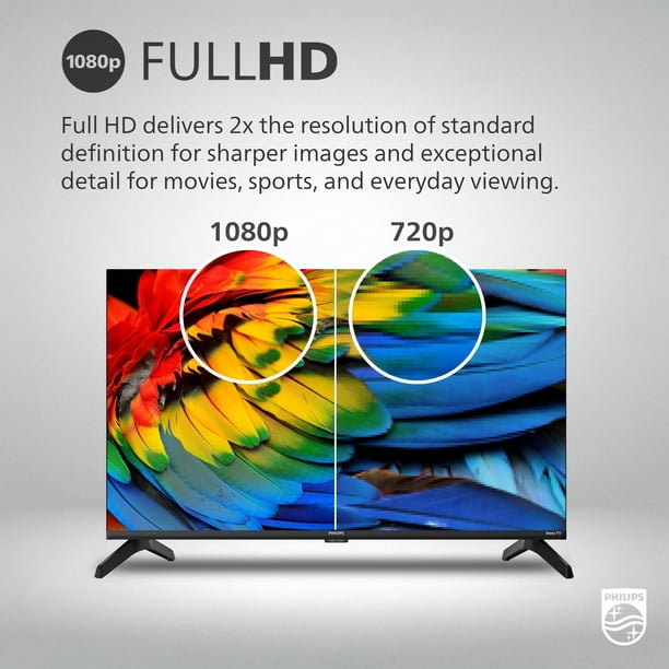 Philips 40 Inch Full HD QLED Smart TV HDR Voice Assistant WiFi
