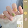 thumbnail image 2 of Riforla Three Color Nail Polish No Baking Quick Drying Set Durable Tearable Water Based Manicure 1ml Nail Polish, 2 of 3