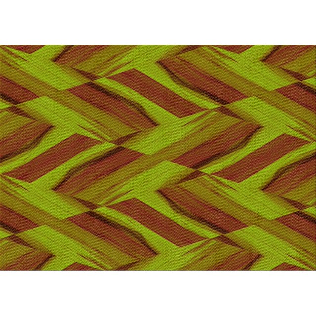 Ahgly Company Machine Washable Indoor Rectangle Transitional Pistachio Green Area Rugs, 7' x 9'