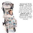 thumbnail image 2 of Buggysnuggle Newborn Stroller Footmuff Bunting Snuggle Sherpa, 2 of 9