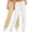 Khaki, variant on Posijego Womens Sweatpants 2 Pack Activewear Track Pants Elastic Waist Wide Leg Joggers with Pockets