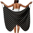 thumbnail image 1 of Sortie de Plage pour Femmes avec Sangle Ajustable, Fente Latérale Haute, Polyester Tissé Transparent, 1 Pce, 1 of 9
