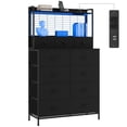 thumbnail image 3 of Commode Intelligente à 11 Tiroirs en Tissu avec Station de Recharge Intégrée, Recharge Sans Fil et Lumières DEL RVB, Conception Industrielle Anti-Basculement, Armoire de Rangement pour Chambre en Plusieurs Couleurs, 3 of 7