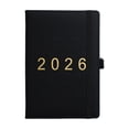 thumbnail image 1 of Dvruxg Daily Planner (January to December) – 365 Day Agenda Book with Hourly Schedule, Calendar Pages, Ribbon Bookmark & Elastic Pen Loop – Soft Leather 12-Month Organizer, 1 of 5