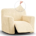 thumbnail image 1 of CHOK 2024 Housse pour Causeuse Inclinable - Gris Pâle Uni - Housse pour Fauteuil Inclinable 2 Places, 1 of 8