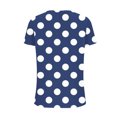 thumbnail image 4 of JDQJBZ T-Shirt à Manches Courtes pour Femmes Haut d'Été, Blouse Décontractée Ample de Mode pour Femmes Impression T-Shirt à Col en V Blouse T-Shirt Imprimé, 4 of 5