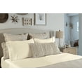 thumbnail image 2 of Comfy Bamboo World 9900 Series Embroidered Bedsheets Sheet Set, King Size, Cream, 2 of 5