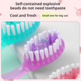 thumbnail image 3 of 10 Or 26-Piece Double-Head Toothbrush And Floss Set With Mini Burst Beads For Travel, 3 of 7