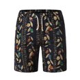 thumbnail image 1 of CEHVOM Shorts d'Été de Plage en Coton et Lin pour Hommes, 1 of 8