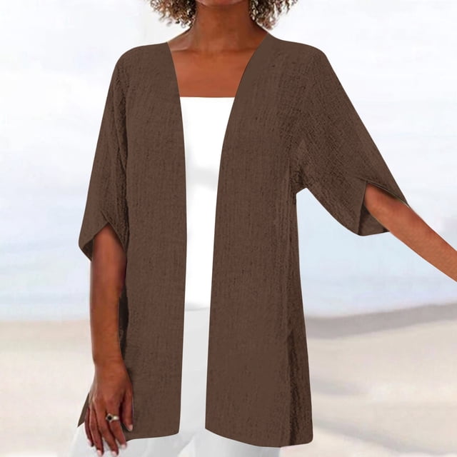 Oversized Open Front Cardigan Women Vest Cardigan Sweater Cardigan Women Sweater Women Open Front Cardigan Sweater Long Open Front Cardigan for Women Long Sleeve Cardigan Sweater Coat Women Tan