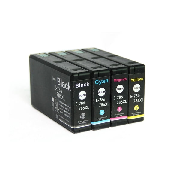 L-ink Compatible Epson 786XL Ink Cartridge Set (BK, C, M, Y) (T786XL120, T786XL220, T786XL320, T786XL420)