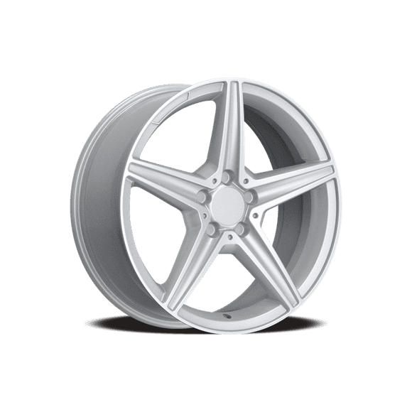 4 x jantes YKW MF14 en alliage Argent de 18x7.5 pouces pour 2015 - 2026 Mercedes-Benz C-Class (convient pour W205 & W206)