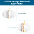 thumbnail image 4 of 40PCS Catheter Stabilization Devices, Catheter Stickers for Foley Bag Holder, Leg Band Urinary Stabilizer Adhesive Sticker Patch Accessories, Foley Catheter Leg Anchor Bandages, 4 of 8