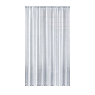 SLYNSHome Rideaux d'Extérieur pour Patio Imperméables, Résistants aux UV et à la Décoloration, Rideaux Bloquant le Soleil pour l'Intimité de la Véranda avant, Cour - Blanc