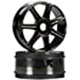 thumbnail image 3 of Hot Bodys Roue de Bord HB 67768 (2 Pcs), Chrome Noir, 42x83mm, 3 of 3