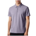 thumbnail image 1 of cfhntfmh Mens Golf Shirt Big and Tall Short Sleeve Quick Dry Performance T Shirts Solid Color Tennis Shirts for Men, 1 of 6
