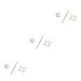 thumbnail image 2 of Ruiboury Lightweight Hood Lock For Car Modification Security Sleek Affordable Electroplated silver DP17-25 3Set, 2 of 6