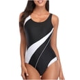 thumbnail image 1 of EQWLJWE Bikini pour Femmes Dames Ensembles Bikini Plage Maillot de Bain Femmes Patchwork Maillot de Bain Femmes Dames Ensembles Bikini Plage Maillot de Bain Coupe Ajustée Pièce Maillot de Bain une-Pièce Ensemble Bikini, 1 of 6