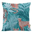 thumbnail image 1 of VargottamSquare Pillow Cover - Decorative Pillow Covers12x12 Inches,PrintedTeal BlueThemePillowcase, DecorativeSquareCushionCovers, 1 of 1