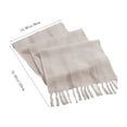 thumbnail image 3 of Matoen12 Gift Ideas Boho Table Runner Rustic Linen Macrame Table Runner with Tassels Woven Table Runner for Bohemian Home Dining Bedroom Table Decoration, 3 of 6