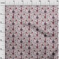 thumbnail image 3 of oneOone Rayon Maroon Fabric Florals Sewing Craft Projects Fabric Prints By Yard 56 Inch Wide, 3 of 4