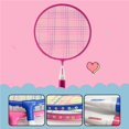 thumbnail image 3 of facefd Kids Badminton Racket Badminton Set School Sports Badminton Racket with 3 Balls and Carrying Bag Child Toys, 3 of 6