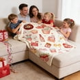 thumbnail image 4 of RKSTN flan nel blanket Day Flannel Blanket Double-sided Fleece Nap Blanket Gift Cover Blanket, 4 of 5