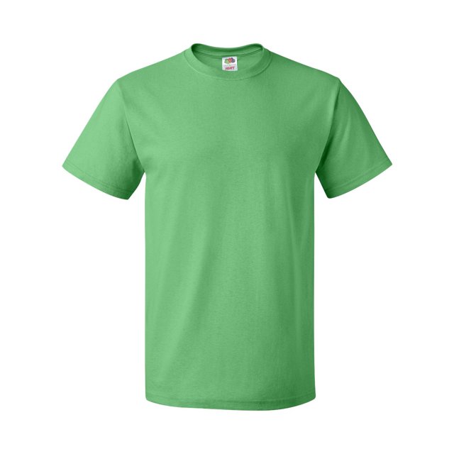 Fruit Of The Loom T-Shirt à Manches Courtes en Coton HD pour Hommes, TG, Kelly