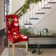 thumbnail image 3 of Christmas Chair Covers,Christmas Dining Chair Cover Chair Back Cover Removable Washable Chair Protector Suitable for Christmas Family Restaurant Kitchen,Dining Room Chair Covers, 3 of 6
