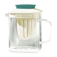 thumbnail image 2 of Borosilicate Glass Water Cup 850ml Heat Resistant with Detachable Filter Screen, Square Pitcher for Tea, Juice, Cold Beverages, Dishwasher Safe, Multiple Colors, 2 of 7