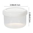 thumbnail image 3 of Plastic Food Storage Containers Food Grade Airtight Food Storage Box BPA Free Plastic Container with Lid for Kitchen Pantry Organization(White,1Pcs) Rkxzt, 3 of 7