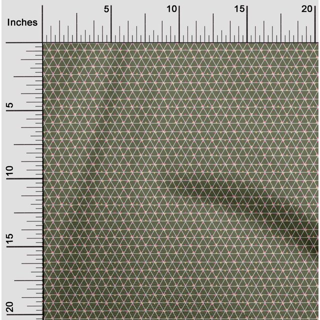 oneOone Tissu Lycra Polyester Triangle Géométriques Imprimés par Yard 56 Pouces de Large