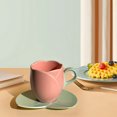 thumbnail image 3 of Suncoda Cup, Ceramic Coffee Cup and Saucer Set Home Restaurant Tea Cup Flower Tea Cup, 3 of 5