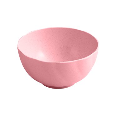 yulier Bols en Plastique, Bols Légers pour Céréales pour la Cuisine, Bols en Paille de Blé Vaisselle Fournitures de Fête, Grand Bol Rond 6"x3" pour Soupe, Salade et Collation, Sans BPA, Rose
