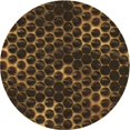 thumbnail image 1 of Ahgly Tapis de Zone Carré Transitionnel Lavable en Machine, 3 Pieds Carré, 1 of 7