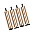 thumbnail image 1 of DOLITY 4 Pcs Pieds de Meubles en Alliage d'Aluminium Pieds de Canapé Robustes Remplacement Moderne Or 25cm, 1 of 9