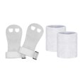 thumbnail image 1 of S SERENABLE Kids Gymnastic Hand Grips Gloves Wrist Support Gymnastic Bar Palm Protection White S, 1 of 9