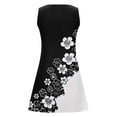 thumbnail image 4 of UPPADA Robes d'Été de Plage pour Femmes Vacances Sortie de Plage Robe Midi Boutonnée Sans Manches Bohème à Fleurs Robe d'Été Col en V Coupe Ample Robe Suivre Mes Commandes pour Livraison Multicolore,TG, 4 of 6