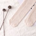 thumbnail image 2 of fastboy Add Style And Comfort With Female Cream White Camel Striped Stockings Lightweight Soft And Warm Milky-white, 2 of 6