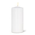 thumbnail image 1 of 6" White Pillar Candle, 1 of 1