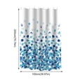 thumbnail image 3 of TIELUTT Fabric Clear Shower Curtain Liner Heavy Duty 96 Washable Shower Curtain Liner with Pockets Heavy Shower Curtain with Suction Cups Striped Shower Curtain Set Extra Wide Shower Curtain Liner, 3 of 3