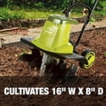 thumbnail image 3 of Sun Joe 13.5-Amp 16-Inch Electric Tiller/Cultivator with 6-In Wheels, 3 of 6