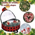 thumbnail image 1 of Home Textile Storage Clearance Reath Storage Bag 24 Garland Holiday Container With Plaid Christmas Storage Box With Duty Handle And Clear Window For Xmas, Home Textile Home Textile Storage, 1 of 3