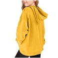 thumbnail image 4 of Milgrthf Filles Garçons Chandails à Capuchon de la Saint-Valentin Chandails Décontractés Mignons à Manches Longues Col Ras du Cou Préados Filles Coupe Ample Chandails à Enfiler Hauts Jaune 7 Ans, 4 of 4